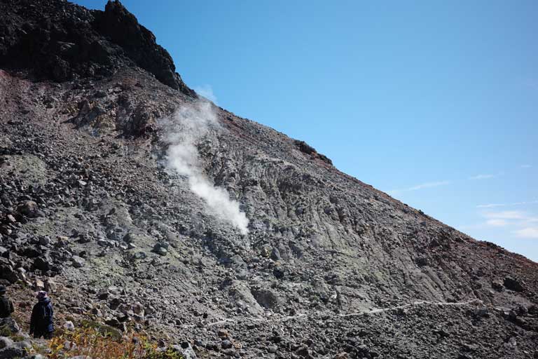 茶臼岳の無間地獄の写真